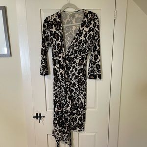 DVF Wrap Dress, Size 10